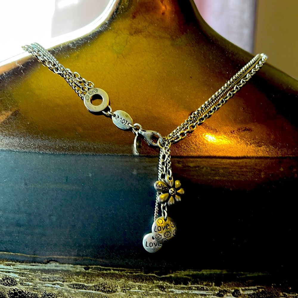 Triple strand necklace